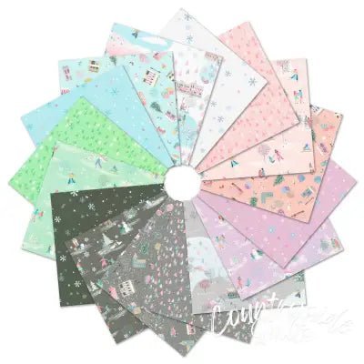 5in Squares Wintertime, 42pcs/bundle