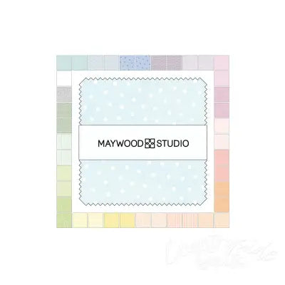 5in Squares Woolies Flannel Little Lambies, 42pcs/bundle