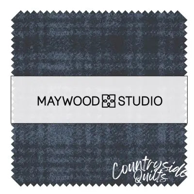 5in Squares Woolies Flannel Stormy Seas, 42pcs/bundle