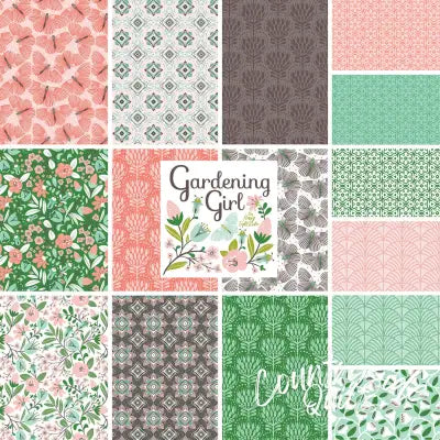 5in Squres Gardening Girl Organic, 42pcs/bundle