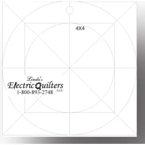 6’’ x Square Template TMP-104