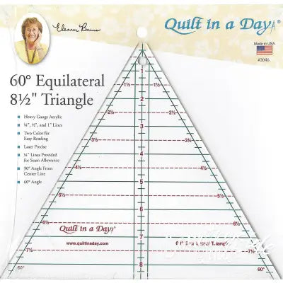 60 Degree Equilateral 8 1/2 Triangle