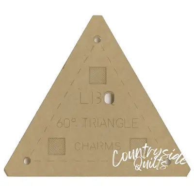 60 Degree Triangle Charms Template