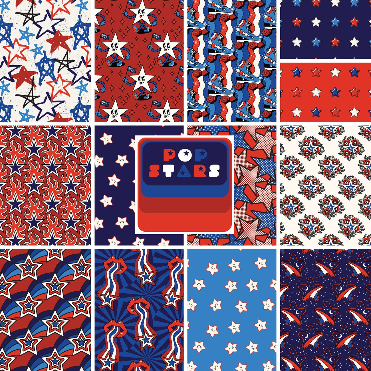 Fat Quarter Bundle,13pcs/bundle Organic