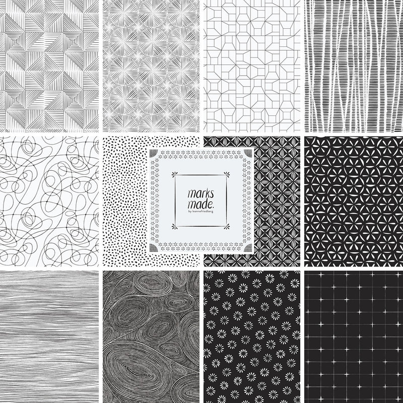 2.5In Squares Strips Marks Made 40Pcs/Bundle