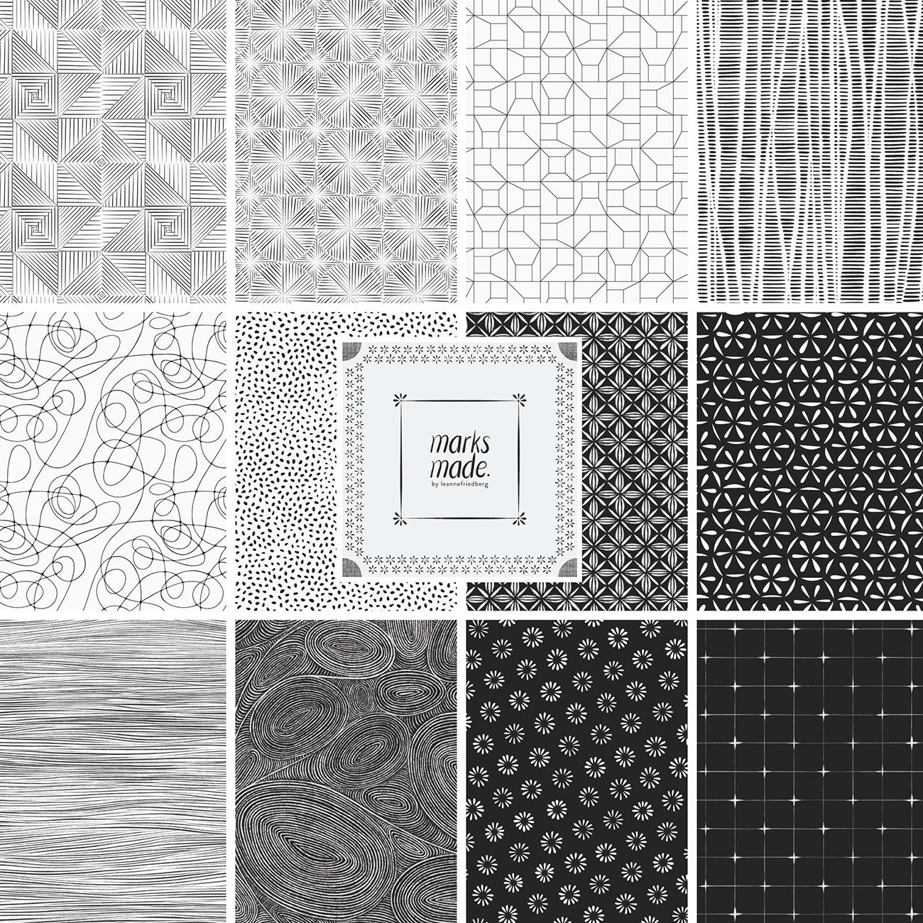 10In Squares Marks Made 42Pcs/Bundle
