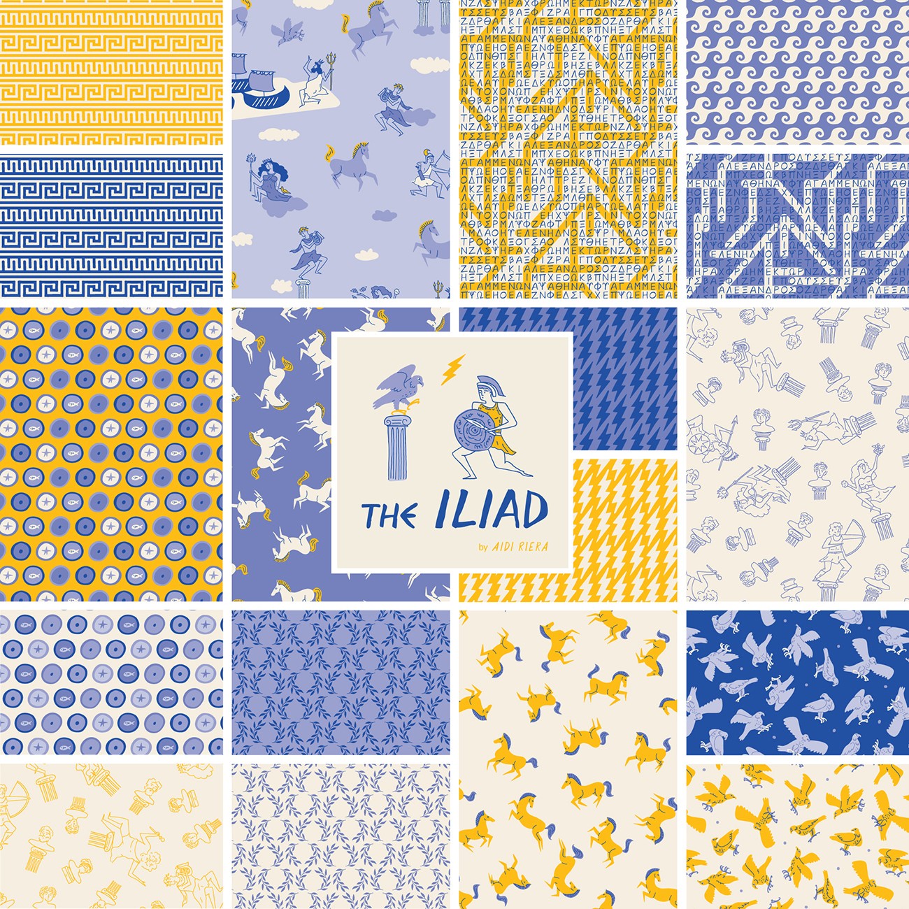 10In Squares The Iliad 42Pcs/Bundle