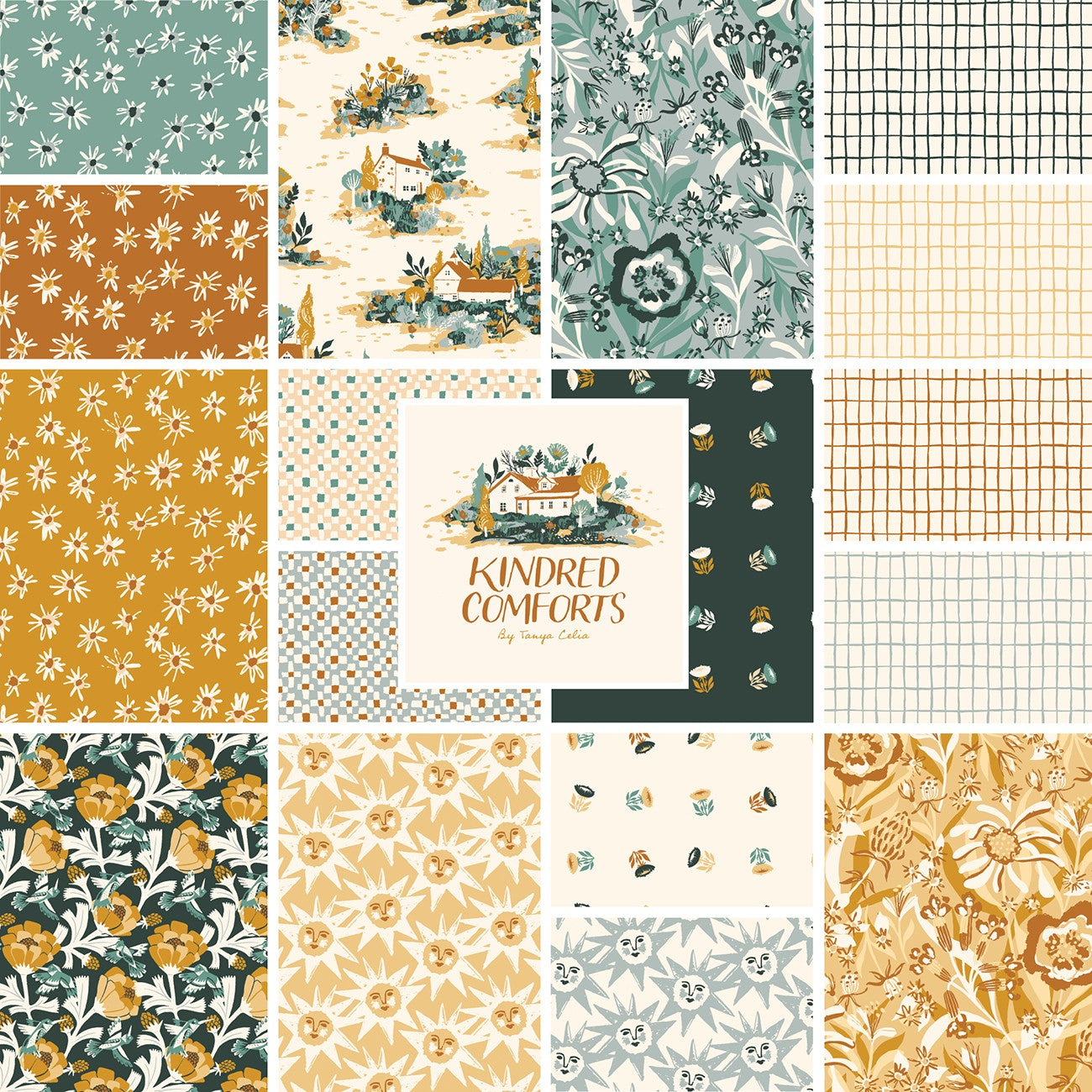 5In Squares Kindred Comforts 42Pcs/Bundle