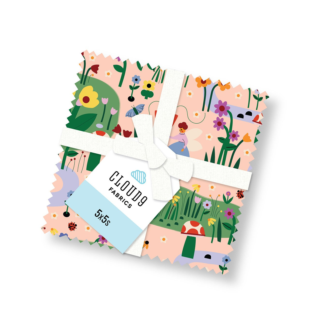 A Tulip Story 5x5 organic cotton