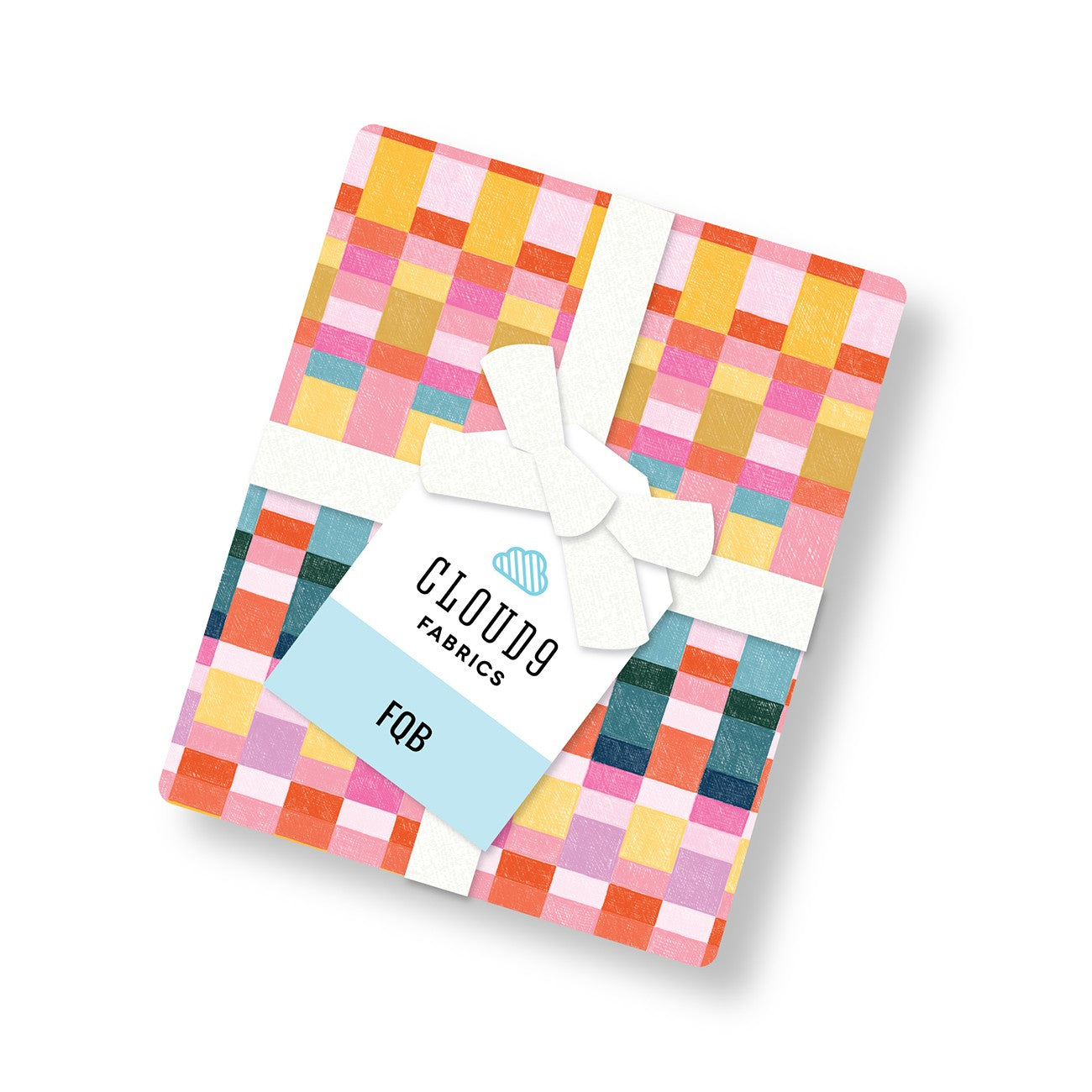 Pop and Plaids FQB organic cotton
