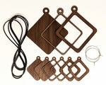 Flux Necklace Kit Walnut