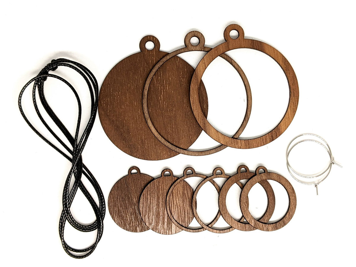 Strata Necklace Kit Walnut