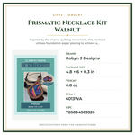 Product Specifications – Prismatic Necklace Kit Walnut