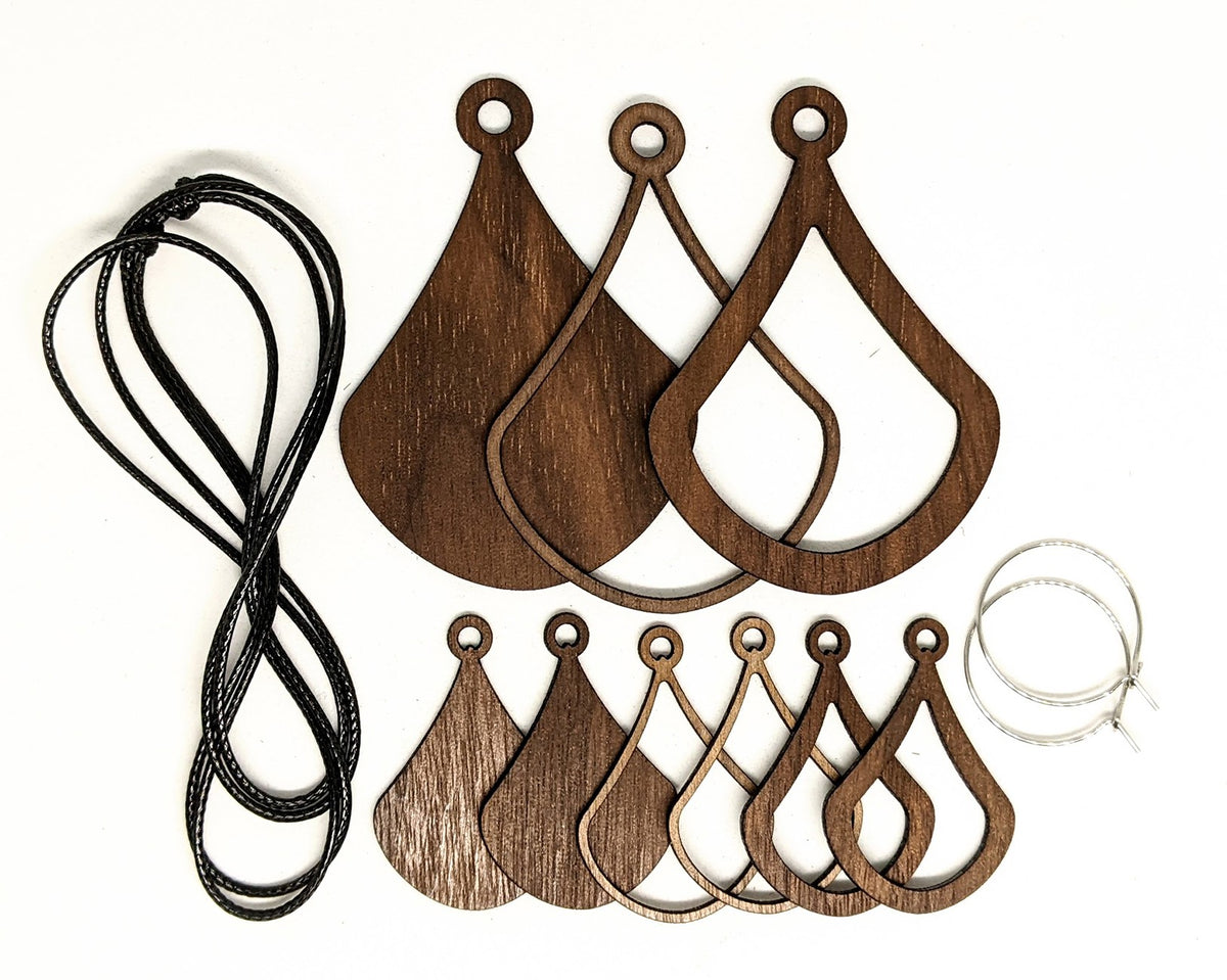Prismatic Necklace Kit Walnut
