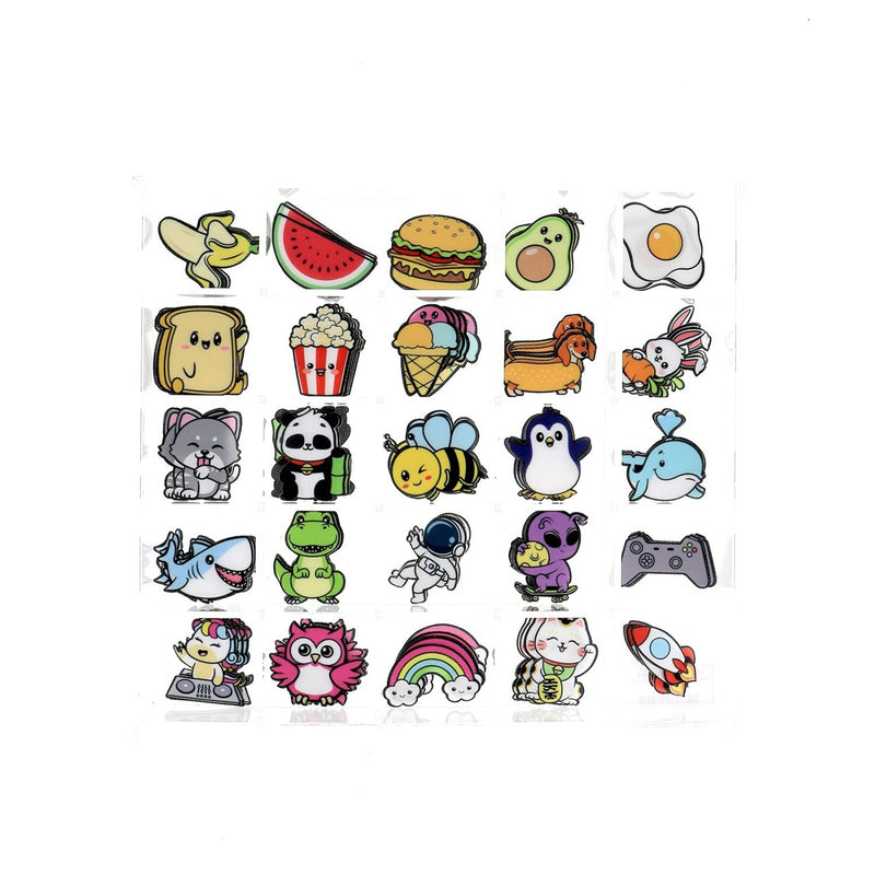 Iron On Minipatchi Assortment 125pc