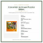 Product Specifications – Country Autumn Puzzle 500pc