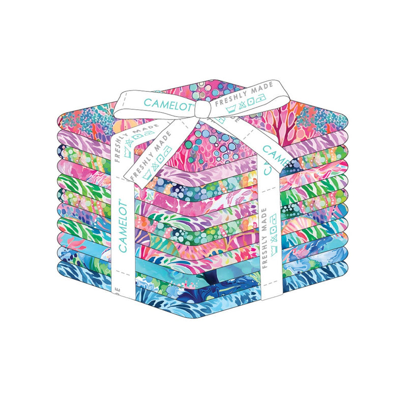 Fat Quarter Treasure Tide, 11pcs/bundle