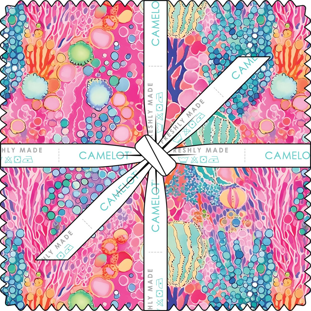 10in Squares Treasure Tide, 42pcs/bundle