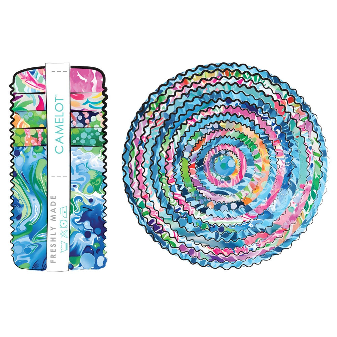 2.5in Strips Treasure Tide, 40pcs/bundle