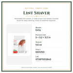Product Specifications – Lint Shaver
