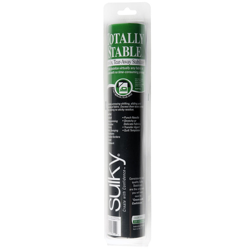 Totally Stable Iron-on Tear-Away Stabilizer White 12in x 12yds
