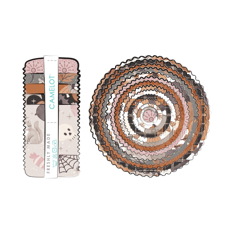 2.5in Strips Pumpkins & Paws, 40pcs/bundle