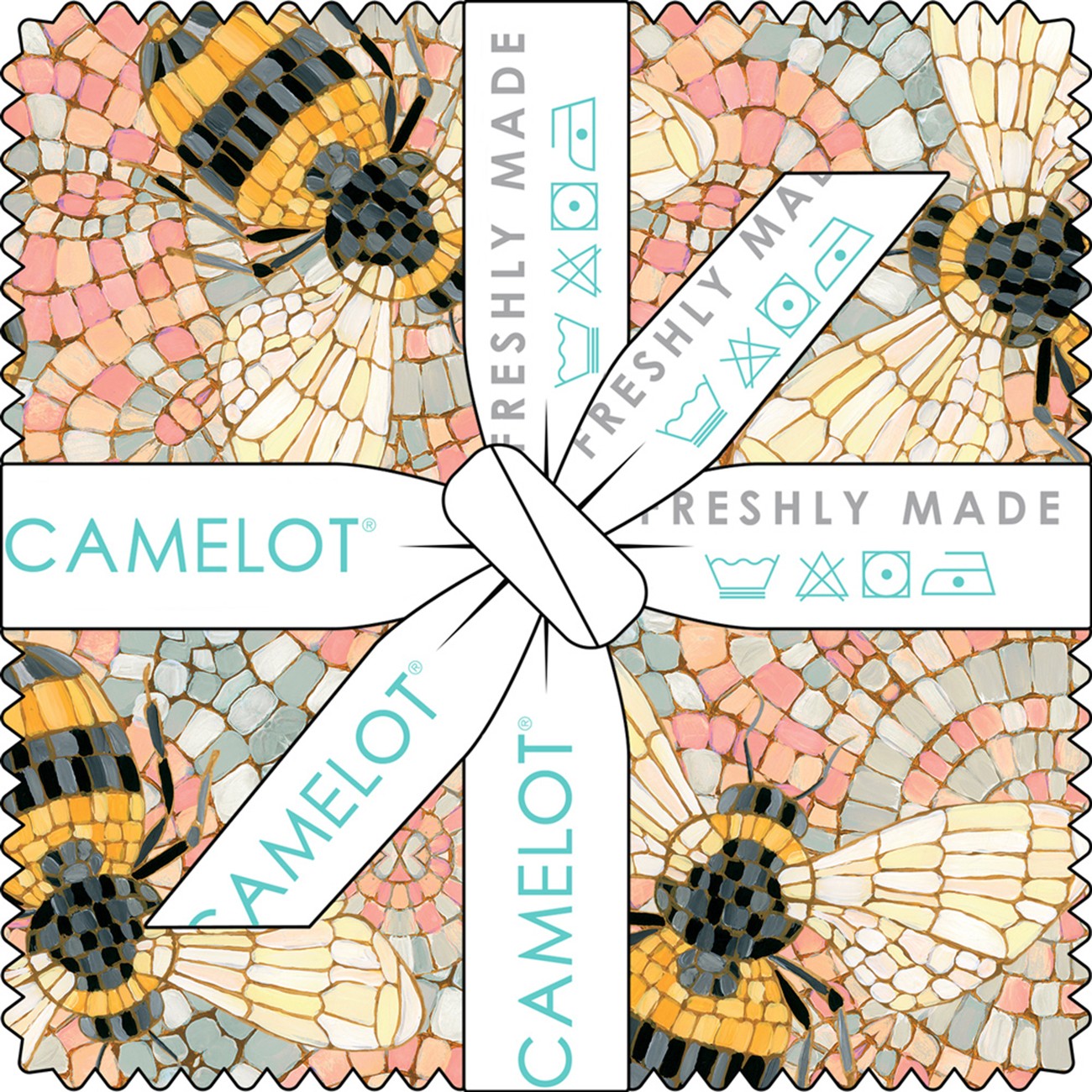 5in Squares Botanical Mosaic, 42pcs/bundle