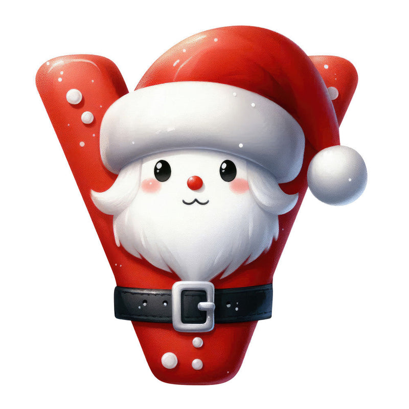 Santa Claus Alphabet Fabric Panel 14