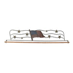22in Tin Flag Fabric Hanger