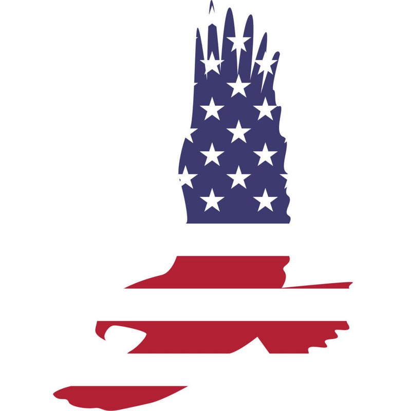 American Flag Icons Fabric Panel 26