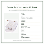 Product Specifications – Super Satchel with XL Bins
