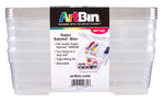 4 Pack Long XL Bins w Lids