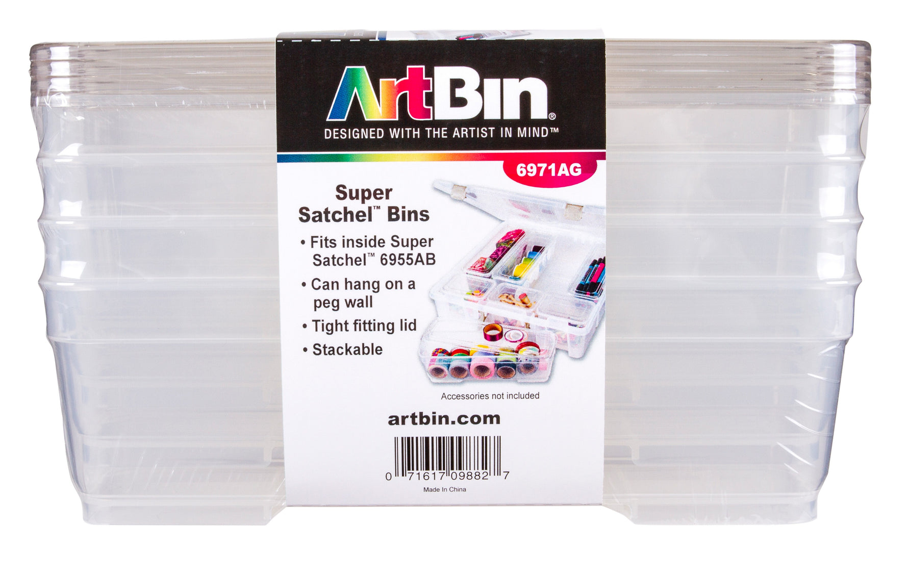 4 Pack Long XL Bins w Lids