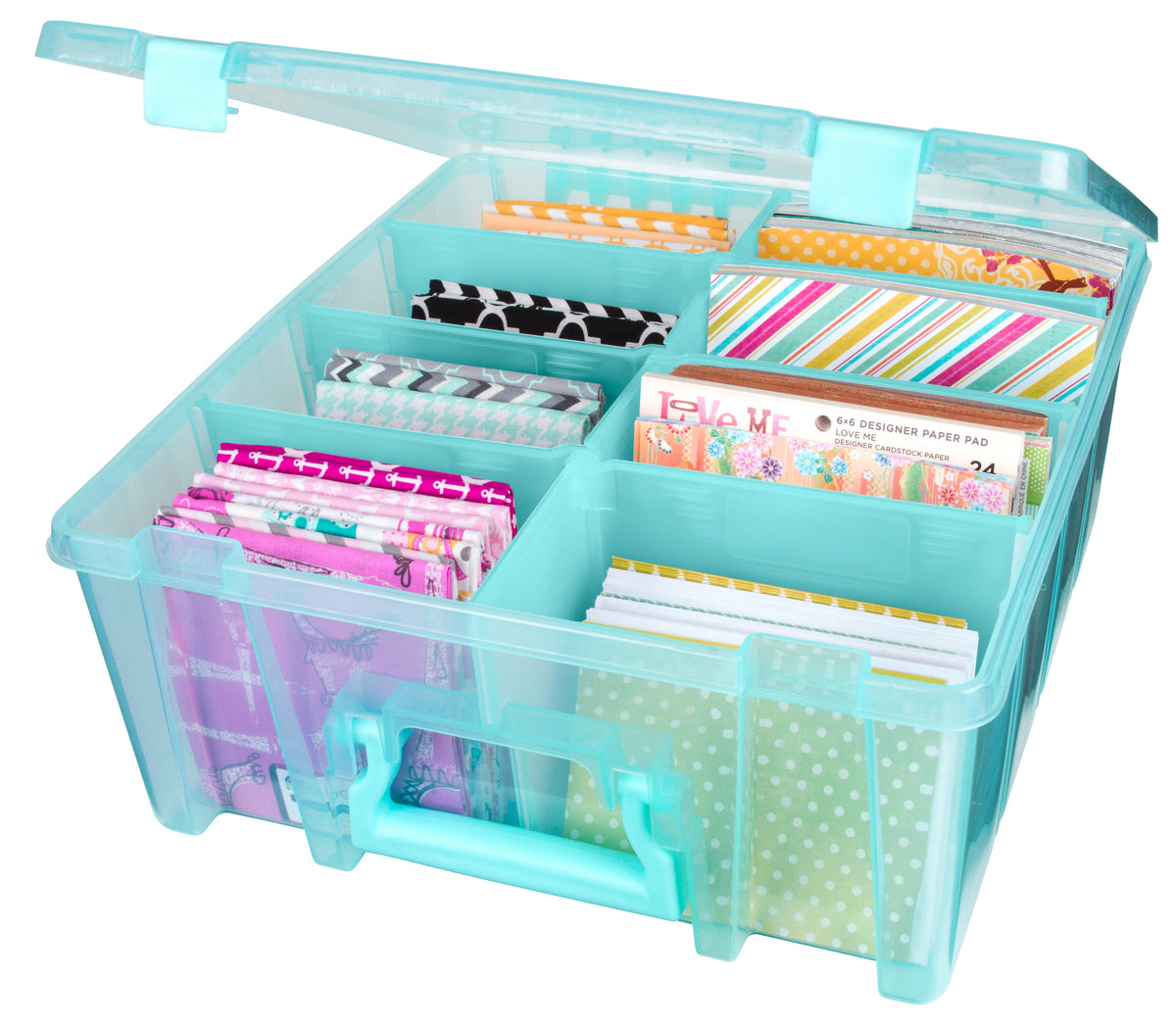 Super Satchel Double Deep Aqua Mist