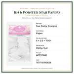 Product Specifications – 1in 6 Pointed Star Papers