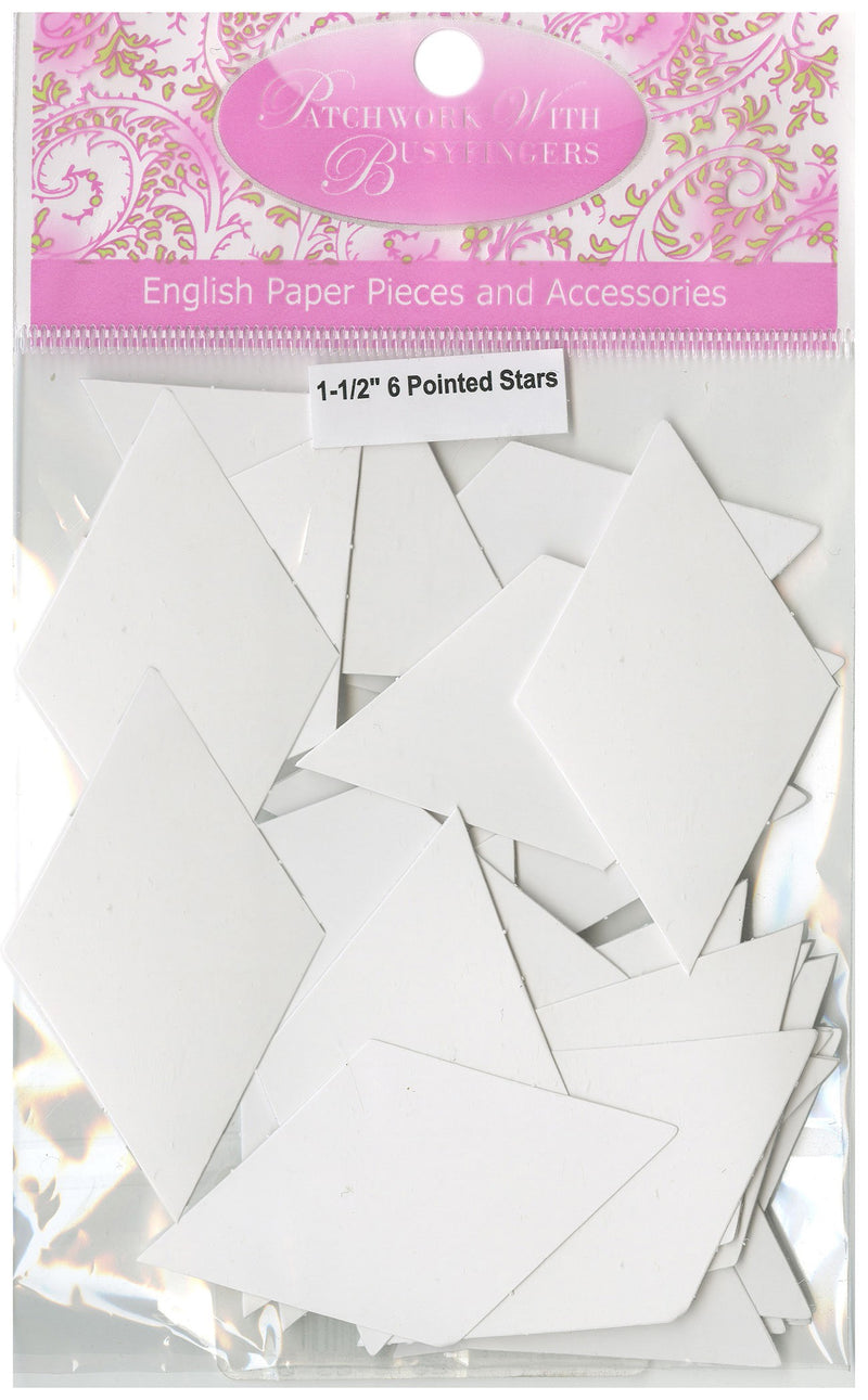 1-1/2in 6 Pointed Star Papers