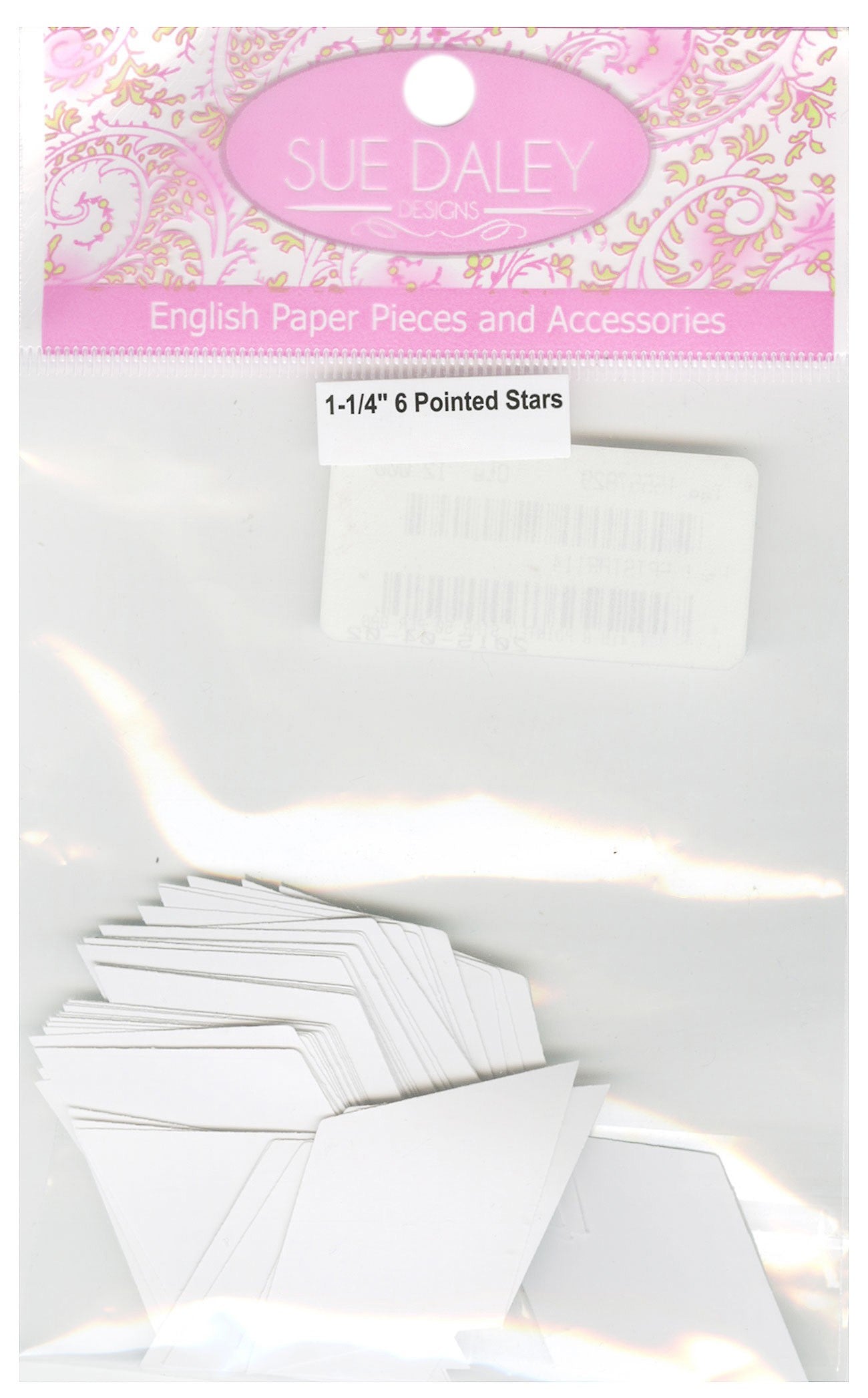 1-1/4in 6 Pointed Star Papers