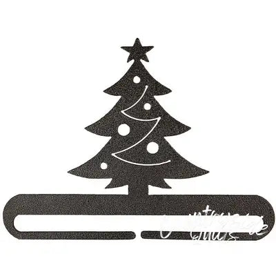 6in Christmas Tree Split Bot Charcoal