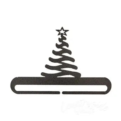 6in Modern Christmas Tree Split Bottom Charcoal