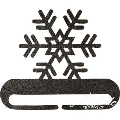 6in Snowflake Split Bottom Charcoal