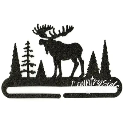 6in Split Bottom Holder Alaska Moose Charcoal