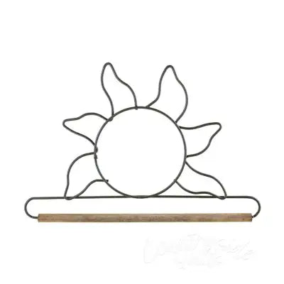 6in Sun with Dowel Gray