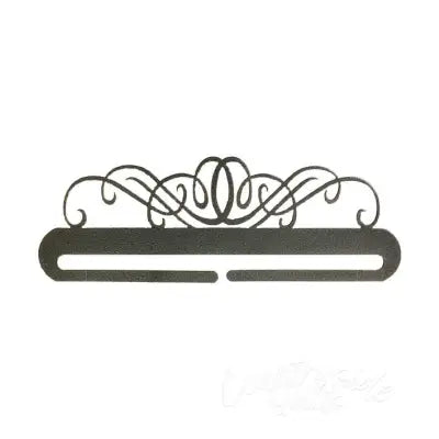 6in Windy Scroll Split Bottom Charcoal