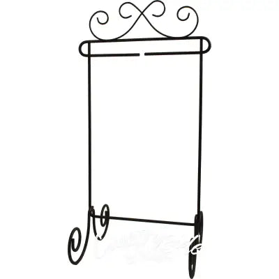 6in x 12in Scroll Single Stand Silver