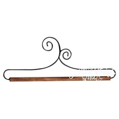 7-1/2in Double Scroll Holder With Dowel