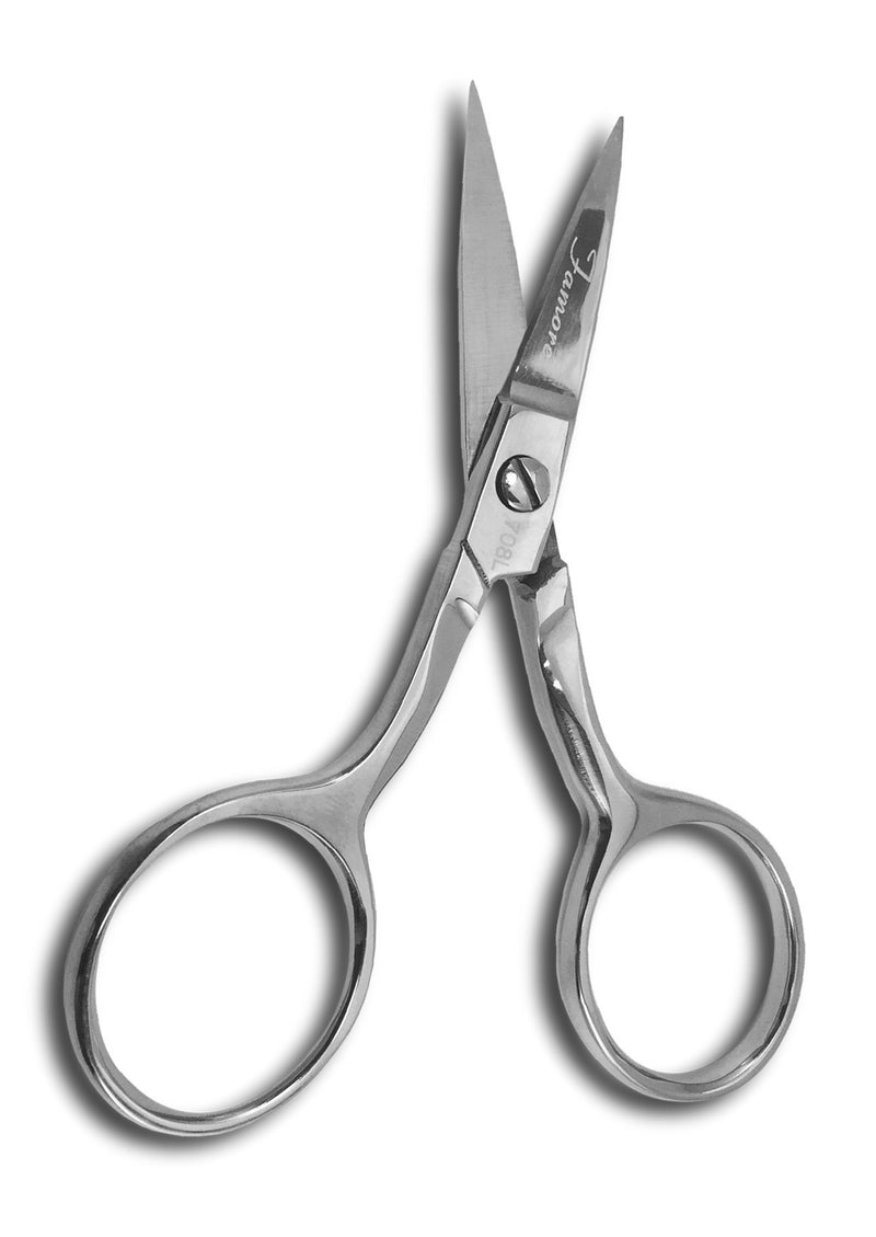 Left-Handed Large Ring Fine Tip Scissors 4in