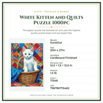 Product Specifications – White Kitten and Quilts Puzzle 1000pc