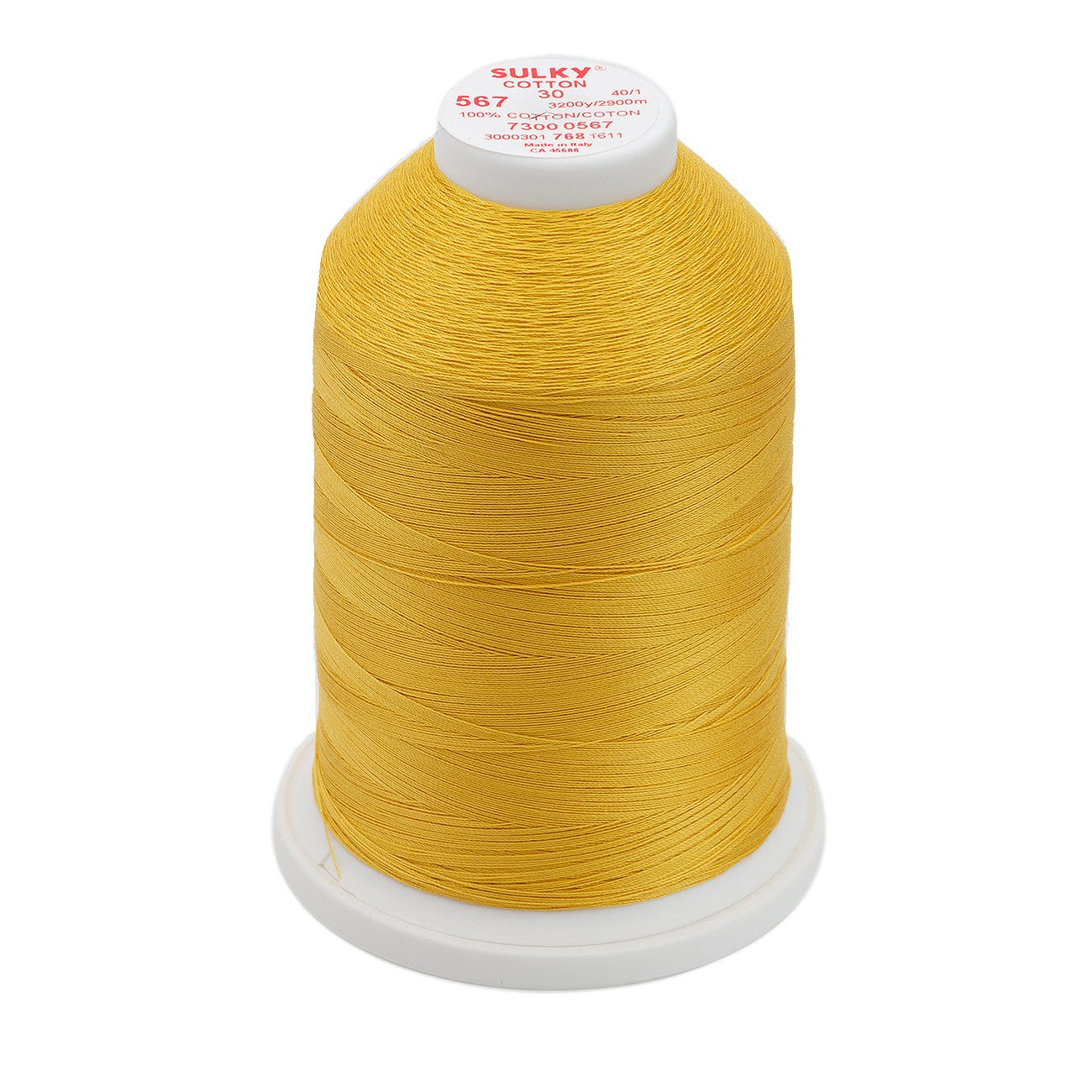 Cotton Thread 2-ply 30wt 400d 3200yds Butterfly Gold