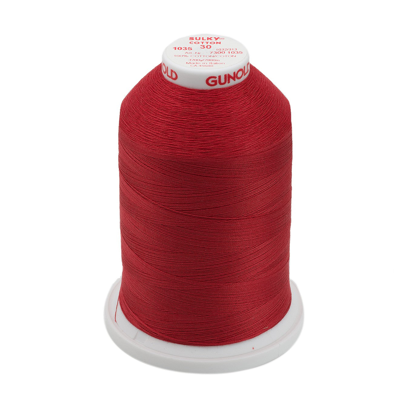 Cotton Thread 2-ply 30wt 400d 3200yds Dark Burgundy