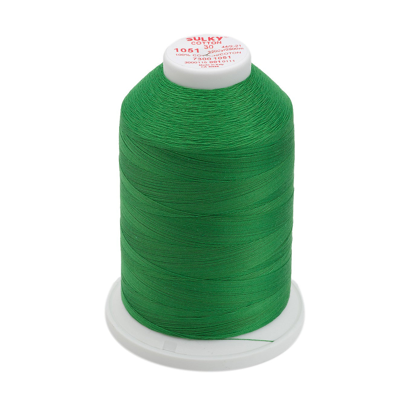 Cotton Thread 2-ply 30wt 400d 3200yds Christmas Green